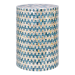 Столик с инкрустацией с перламутровым узором Rona варинант исполнения - 1 | Loft Concept в Рязани