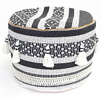 Пуф  Black and White Ornament варинант исполнения - 1 | Loft Concept в Рязани
