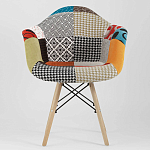 Стул с обивкой в стиле Patchwork варинант исполнения - 2 | Loft Concept в Рязани