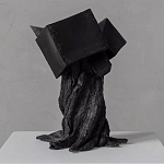 Скульптура «Окаменелый рост», Черный объект варинант исполнения - 1 | Loft Concept в Рязани