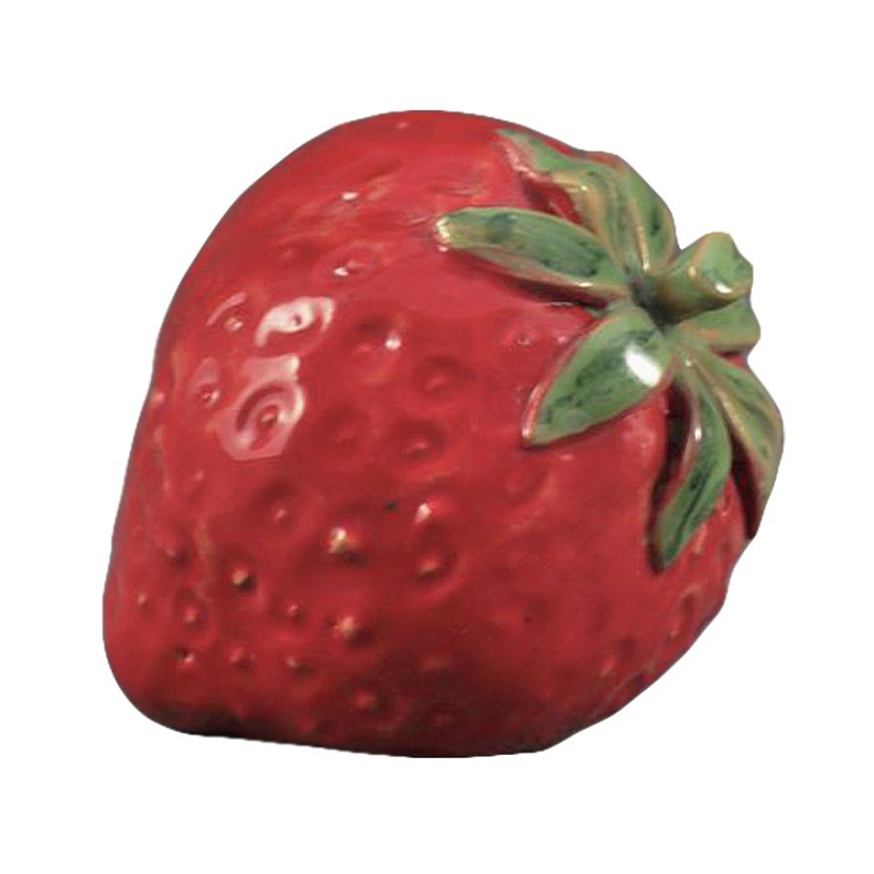 Статуэтка Porcelain Strawberries Красный Зеленый Статуэтка Porcelain Strawberries Красный Зеленый в Рязани | Loft Concept