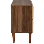 Тумба прикроватная бежевая из массива бука с 2-мя ящиками Wenge Light варинант исполнения - 3 | Loft Concept в Рязани