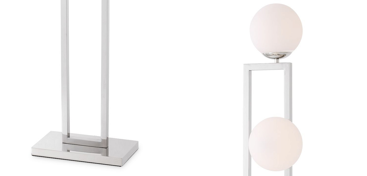 Торшер Eichholtz Floor Lamp Pascal Nickel Торшер Eichholtz Floor Lamp Pascal Nickel - Loft-Concept в Рязани