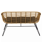 Кушетка плетеная из ротанга Wicker Сouch варинант исполнения - 2 | Loft Concept в Рязани