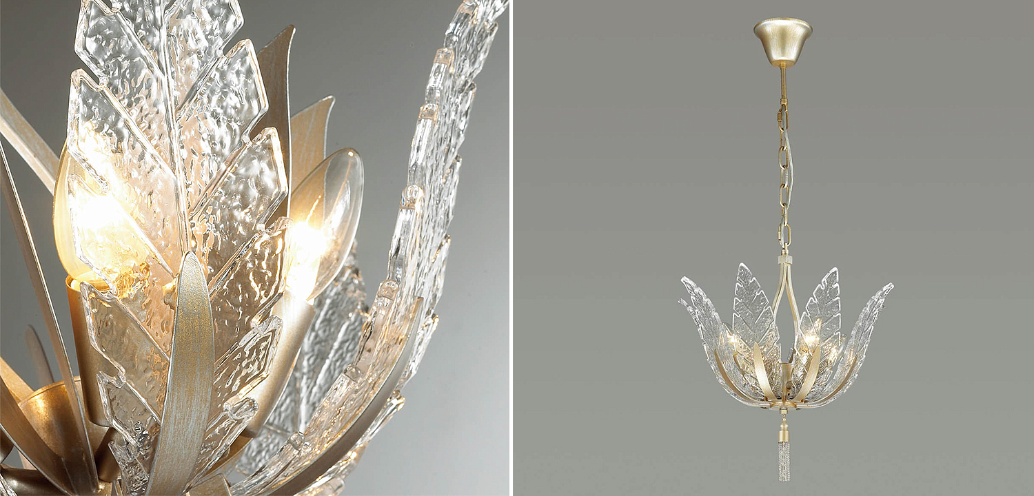 Люстра Glass Petals Chandelier 36 Люстра Glass Petals Chandelier 36 - Loft-Concept в Рязани