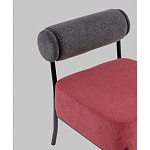 Кресло Ponpoun тёмно-серый бордо варинант исполнения - 2 | Loft Concept в Рязани