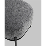 Пуф Стоун букле Fluffy темно-серый варинант исполнения - 3 | Loft Concept в Рязани