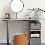 Консоль с зеркалом и  3-мя вращающимися ящиками Eloida варинант исполнения - 3 | Loft Concept в Рязани