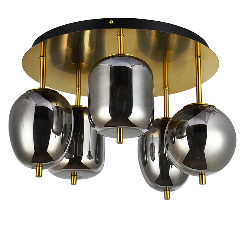 Потолочная люстра Lamp Phenix Серый Медь Потолочная люстра Lamp Phenix Серый Медь в Рязани | Loft Concept