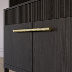 Стеллаж Primo с ящиками Темный орех варинант исполнения - 5 | Loft Concept в Рязани