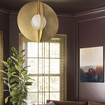 Подвесной светильник в форме золотых дисков Minimalist Lighting Fixture варинант исполнения - 3 | Loft Concept в Рязани