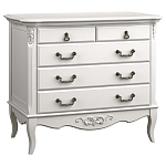 Комод белый из массива бука в стиле прованс White Provence варинант исполнения - 3 | Loft Concept в Рязани