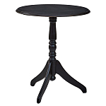 Стол кофейный круглый из массива березы в стиле прованс Vintage варинант исполнения - 1 | Loft Concept в Рязани