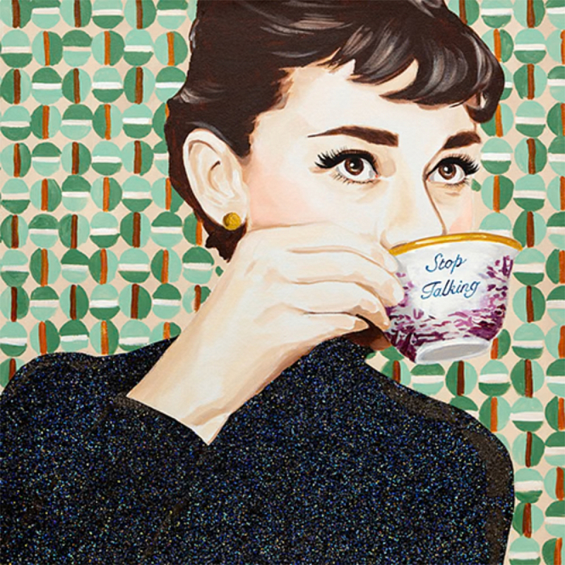 Картина "Stop Talking" Tea Party Мульти в Рязани | Loft Concept 