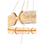 Люстра с 2-мя кольцами с текстурным природным рисунком IceFlame варинант исполнения - 4 | Loft Concept в Рязани