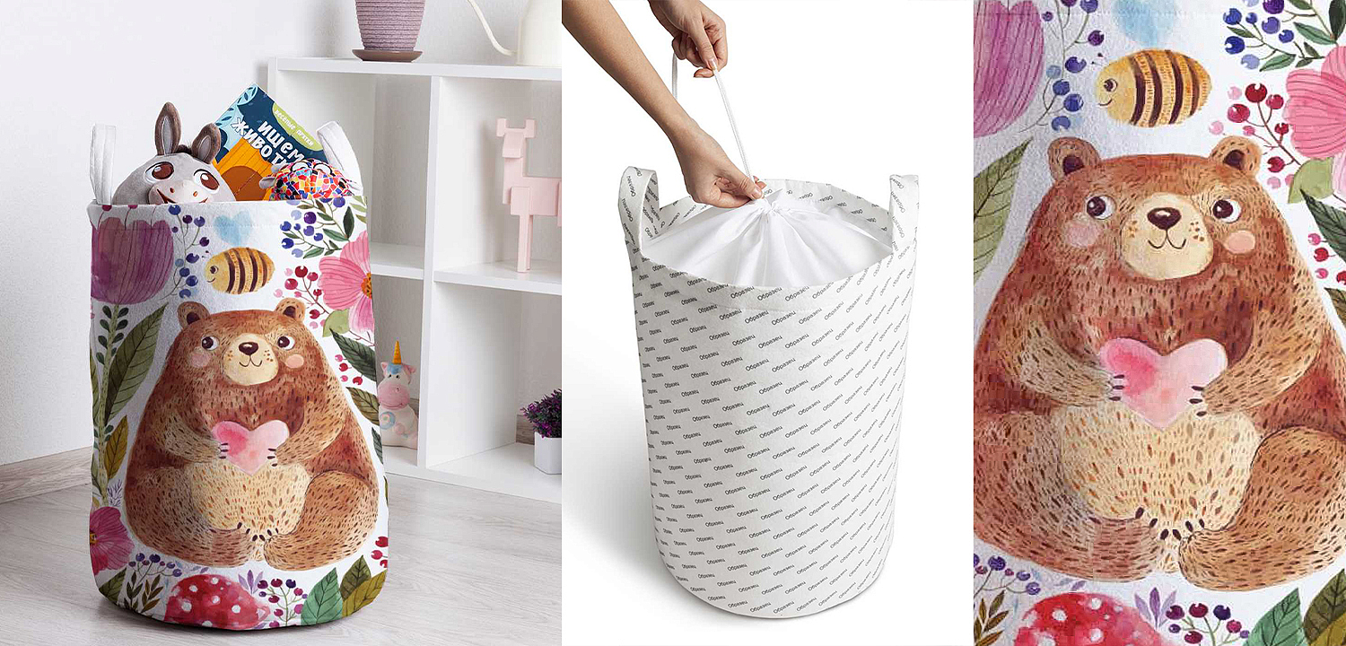 Корзина Love Bear Basket Корзина Love Bear Basket - Loft-Concept в Рязани