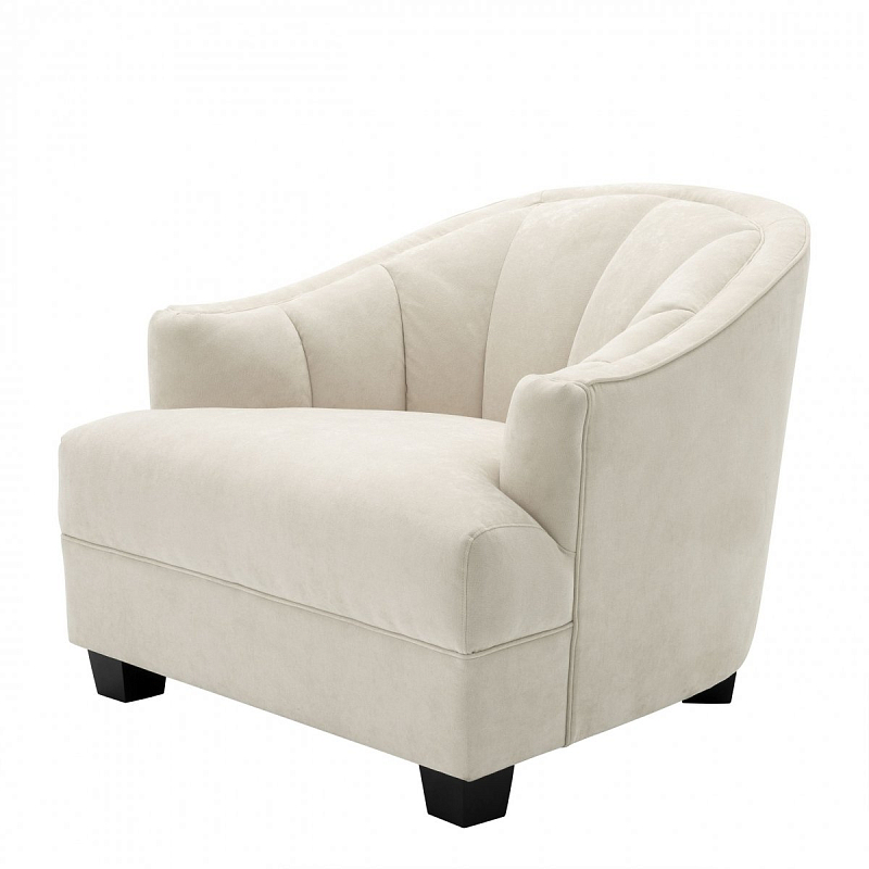 Кресло Eichholtz Chair Polaris Ecru Бежевый Черный Кресло Eichholtz Chair Polaris Ecru Бежевый Черный в Рязани | Loft Concept