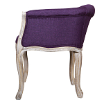 Кресло низкое в стиле прованс Louis French Armchair purple flax варинант исполнения - 2 | Loft Concept в Рязани