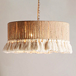 Люстра круглая плетеная с кисточками Solar Glow варинант исполнения - 9 | Loft Concept в Рязани