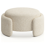 Круглая Оттоманка Alice ткань букле варинант исполнения - 2 | Loft Concept в Рязани