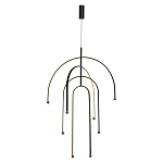 Люстра подвесная с дугообразными изогнутыми элементами Luke Lampco Tracer Lamp варинант исполнения - 5 | Loft Concept в Рязани