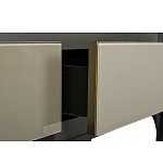 Консоль тёмно-коричневого цвета с 2-мя ящиками Gladstone варинант исполнения - 4 | Loft Concept в Рязани