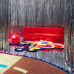 Дизайнерский ковер в виде бабочки Poltronova Tappeto Farfalla Rug варинант исполнения - 12 | Loft Concept в Рязани