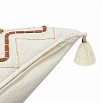 Подушка декоративная с геометрическим узором и кисточками Divine Abstractions варинант исполнения - 2 | Loft Concept в Рязани