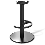 Барный стул вращающийся со спинкой Бежевый Велюр Vendramin Chair варинант исполнения - 4 | Loft Concept в Рязани