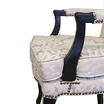 Кресло c растительным орнаментом Aubrey Classical Armchair beige jacquard варинант исполнения - 4 | Loft Concept в Рязани