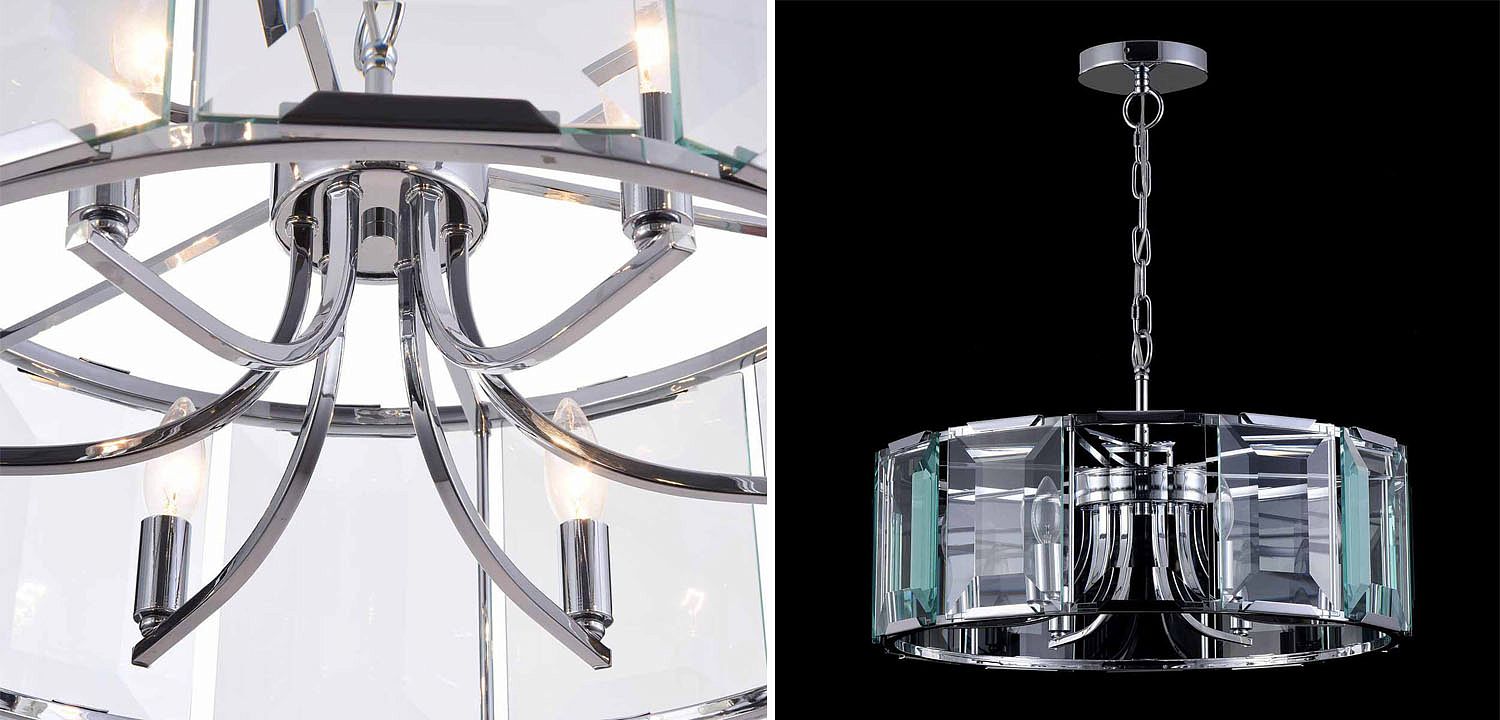 Люстра Harlow Crystal Round Chandelier chrome 6 Люстра Harlow Crystal Round Chandelier chrome 6 - Loft-Concept в Рязани