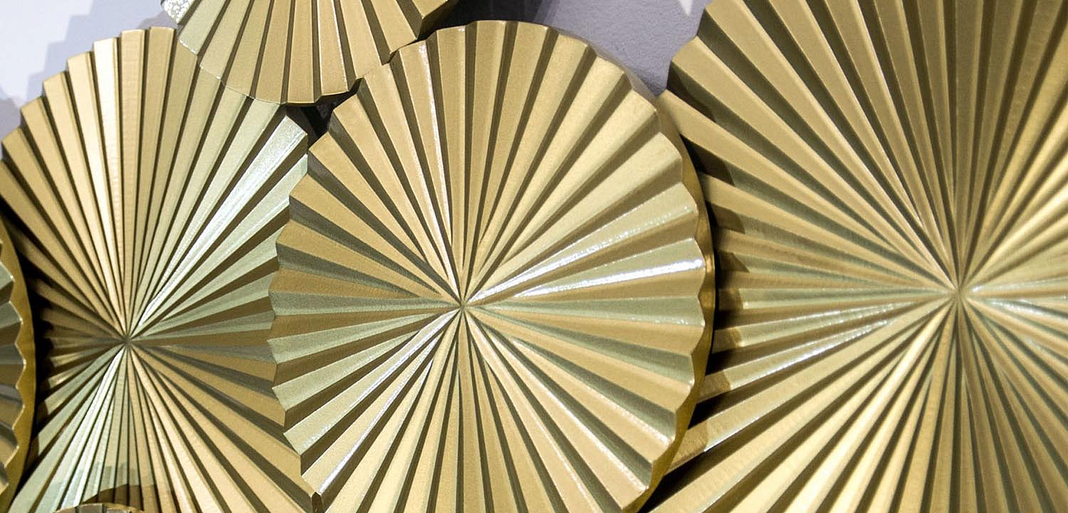 Арт-объект Apollo Gold Wall Plaque Disc 11 Арт-объект Apollo Gold Wall Plaque Disc 11 - Loft-Concept в Рязани