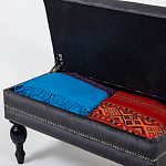 Мягкая банкетка с зоной для хранения Casket Dark Grey варинант исполнения - 4 | Loft Concept в Рязани