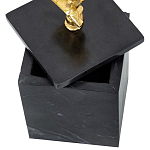 Мраморная шкатулка с бюстом из металла KELLY WEARSTLER варинант исполнения - 5 | Loft Concept в Рязани