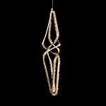 Подвесной светильник с декоративными элементами в виде кристаллов Smooth Shine варинант исполнения - 2 | Loft Concept в Рязани