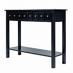 Черная консоль с выдвижными ящиками Monica варинант исполнения - 5 | Loft Concept в Рязани