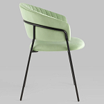 Стул в велюре фисташкового цвета Horizon варинант исполнения - 2 | Loft Concept в Рязани