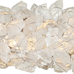 Люстра светодиодная фактурная в форме кольца Amber Crystal варинант исполнения - 1 | Loft Concept в Рязани