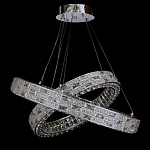 Люстра на 2 кольца с текстурной огранкой Reflection of Reality варинант исполнения - 6 | Loft Concept в Рязани