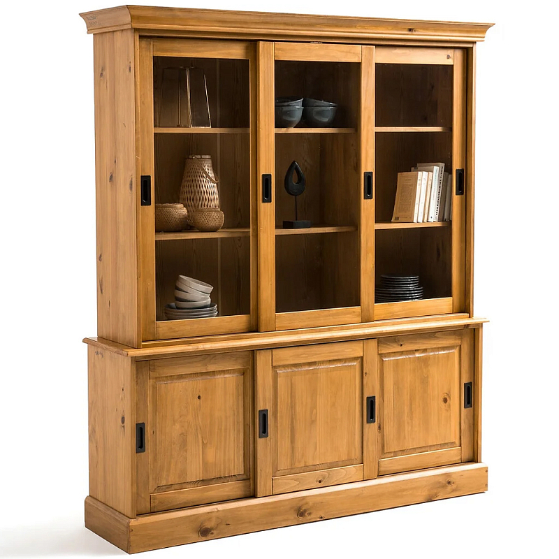 Витрина из массива сосны Cobbett Wood Showcase Светло-коричневый Прозрачное Стекло Металлик Витрина из массива сосны Cobbett Wood Showcase Светло-коричневый Прозрачное Стекло Металлик в Рязани | Loft Concept