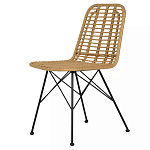 Стул с ротанговым плетением Wicker Stool без подлокотников варинант исполнения - 4 | Loft Concept в Рязани