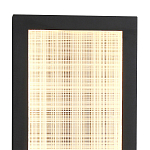 Светодиодное прямоугольное бра из металла черного цвета Lattice Lux варинант исполнения - 6 | Loft Concept в Рязани