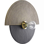 Круглый настенный фактурный светильник Textured Disc варинант исполнения - 1 | Loft Concept в Рязани