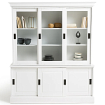 Витрина из массива сосны Cobbett White Wood Showcase варинант исполнения - 2 | Loft Concept в Рязани