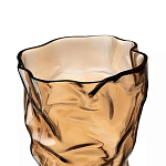 Ваза стеклянная фактурная Crumpled Vase 32 см варинант исполнения - 2 | Loft Concept в Рязани