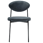 Стул металлический с мягкой спинкой и сиденьем из велюра Alfie Chair варинант исполнения - 5 | Loft Concept в Рязани