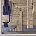 Аксессуар Геометрическая абстракция Figurative Beige Wall Hangings варинант исполнения - 1 | Loft Concept в Рязани