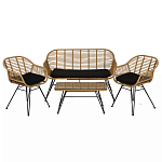 Кушетка плетеная из ротанга Wicker Сouch варинант исполнения - 5 | Loft Concept в Рязани