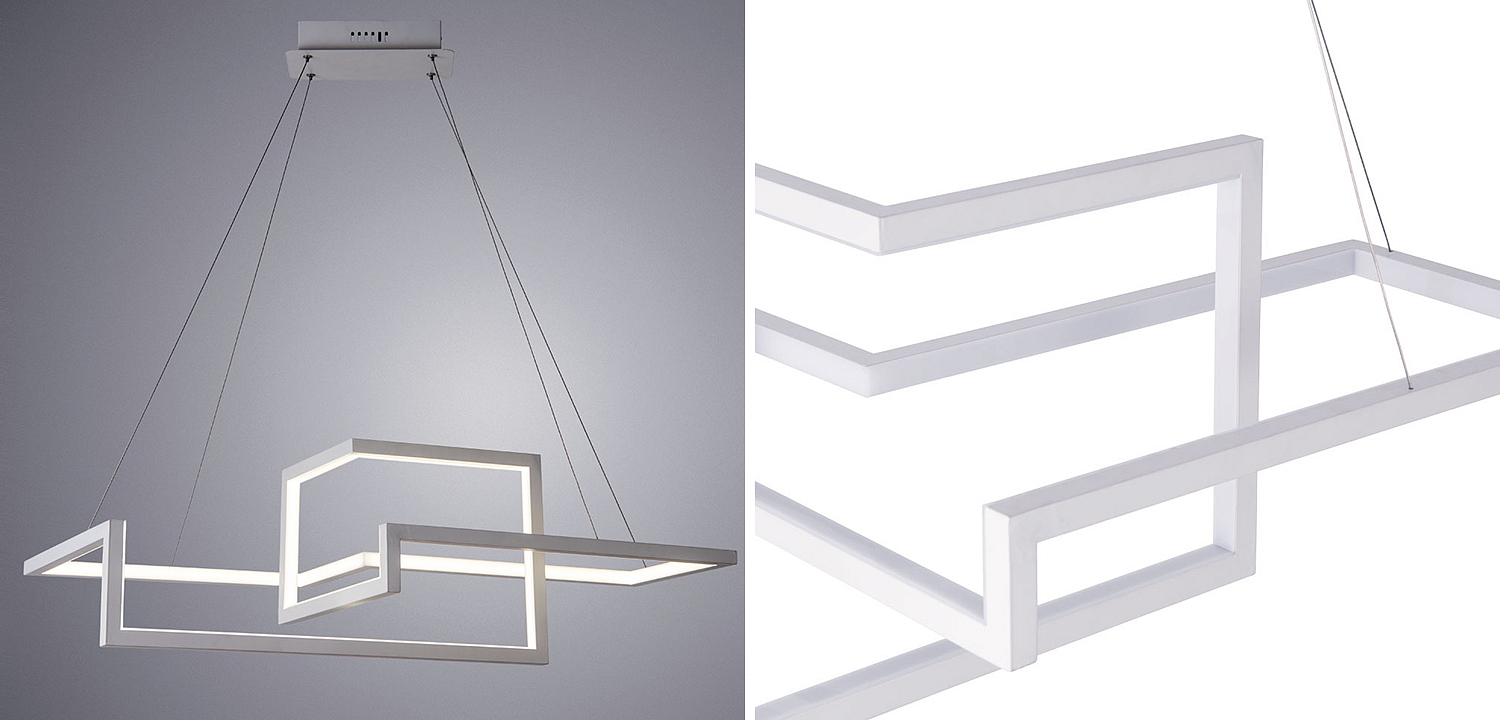 Люстра Esther Geometric White Chandelier II Люстра Esther Geometric White Chandelier II - Loft-Concept в Рязани