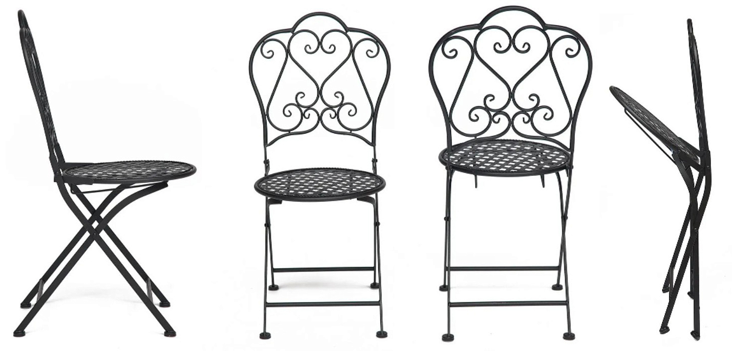 Стул Forged Patterns Love Black Стул Forged Patterns Love Black - Loft-Concept в Рязани